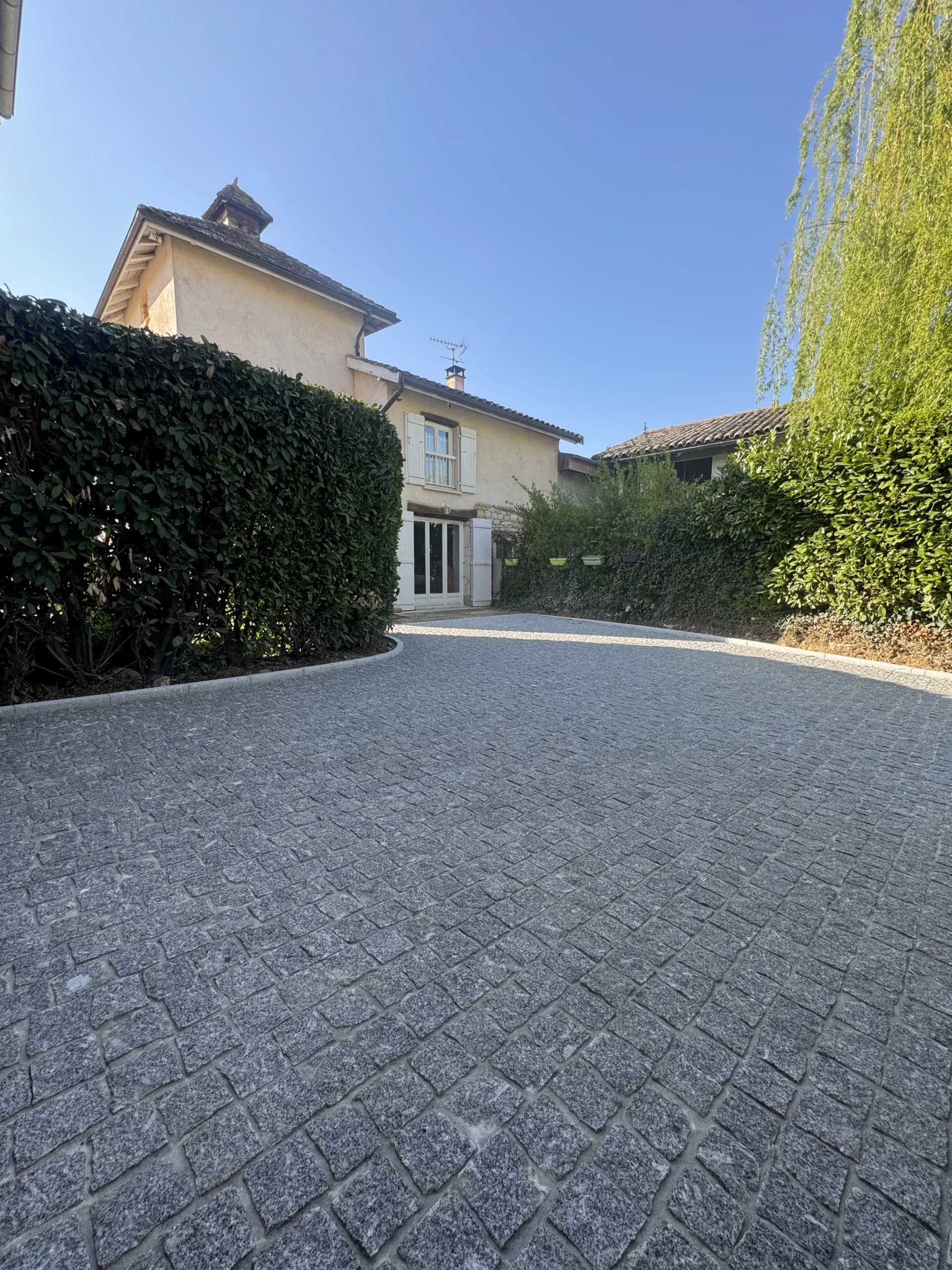 Pavage granit pour escalier